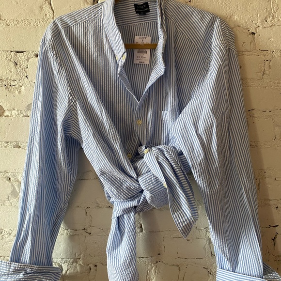 J. Crew Tops - J.CREW Men’s Seersucker Buttondown Shirt